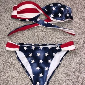 Strapless American Swimsuit